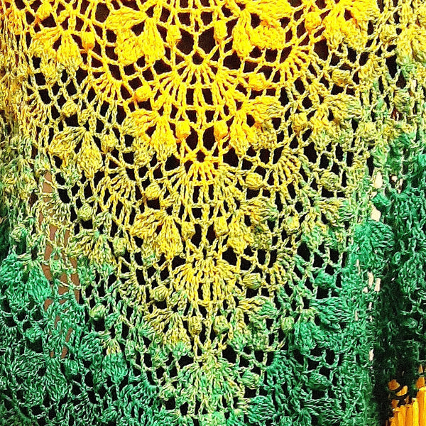 SWEET VINE SHAWL CROCHET PATTERN